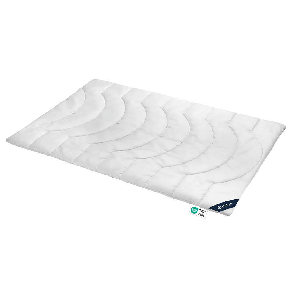 BETTDECKE 155x220 Warm, COMFORT warme Winterdecke waschbar, allergikerfreundlich - Weiß, Textil (155/220cm) - casimum