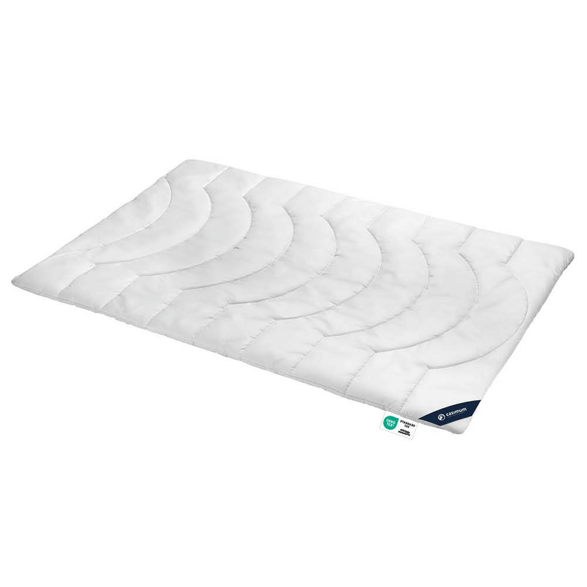 BETTDECKE 155x220 Warm, COMFORT warme Winterdecke waschbar, allergikerfreundlich - Weiß, Textil (155/220cm) - casimum