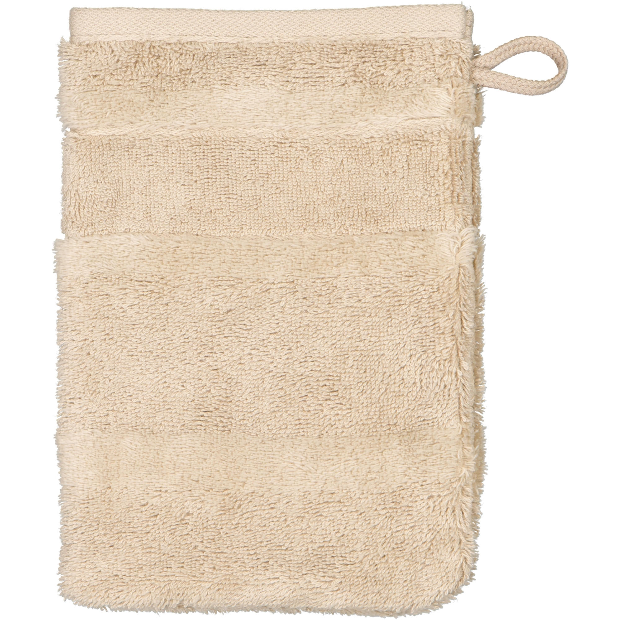 Cawö Waschlappen Beige 16x22 cm