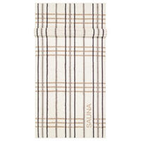 SAUNATUCH SAUNA CHECK 6274 NATUR - 33 - Beige, Textil (80/200cm) - Cawoe