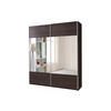 SCHIEBETÜRENSCHRANK - Kleiderschrank Polly - Wenge - Wengefarben, Holzwerkstoff (175/211/60cm) - Möblo