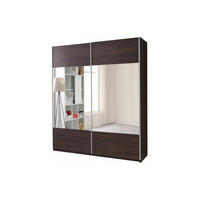 SCHIEBETÜRENSCHRANK - Kleiderschrank Polly - Wenge - Wengefarben, Holzwerkstoff (175/211/60cm) - Möblo