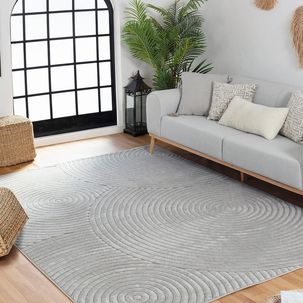 OUTDOORTEPPICH 80/150 cm Grau - Grau, Naturmaterialien/Textil (80/150cm) - LIVABLISS