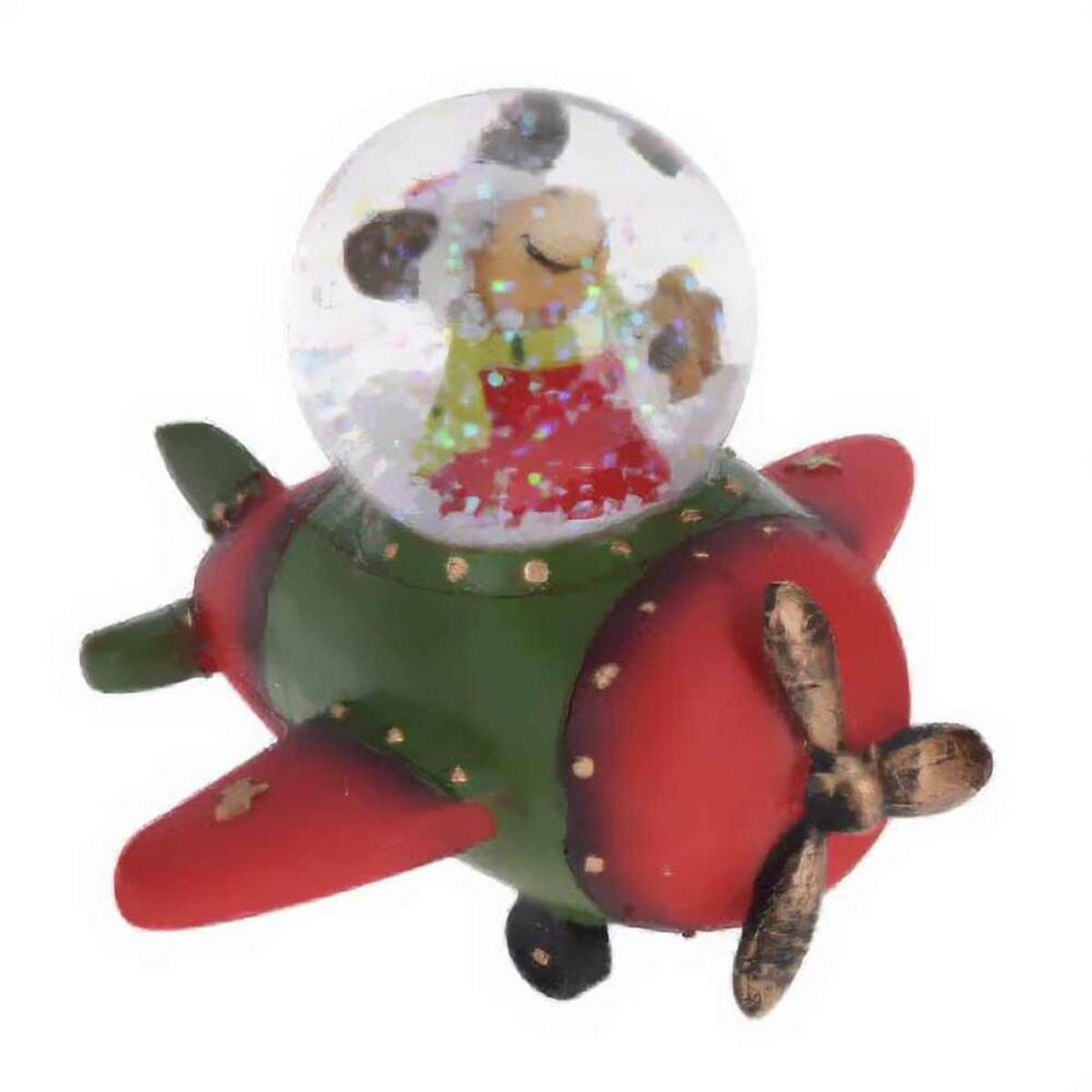 WEIHNACHTSFAHRZEUG Schneekugel - Rot, Glas (9/9/10cm) - Home Styling Collection