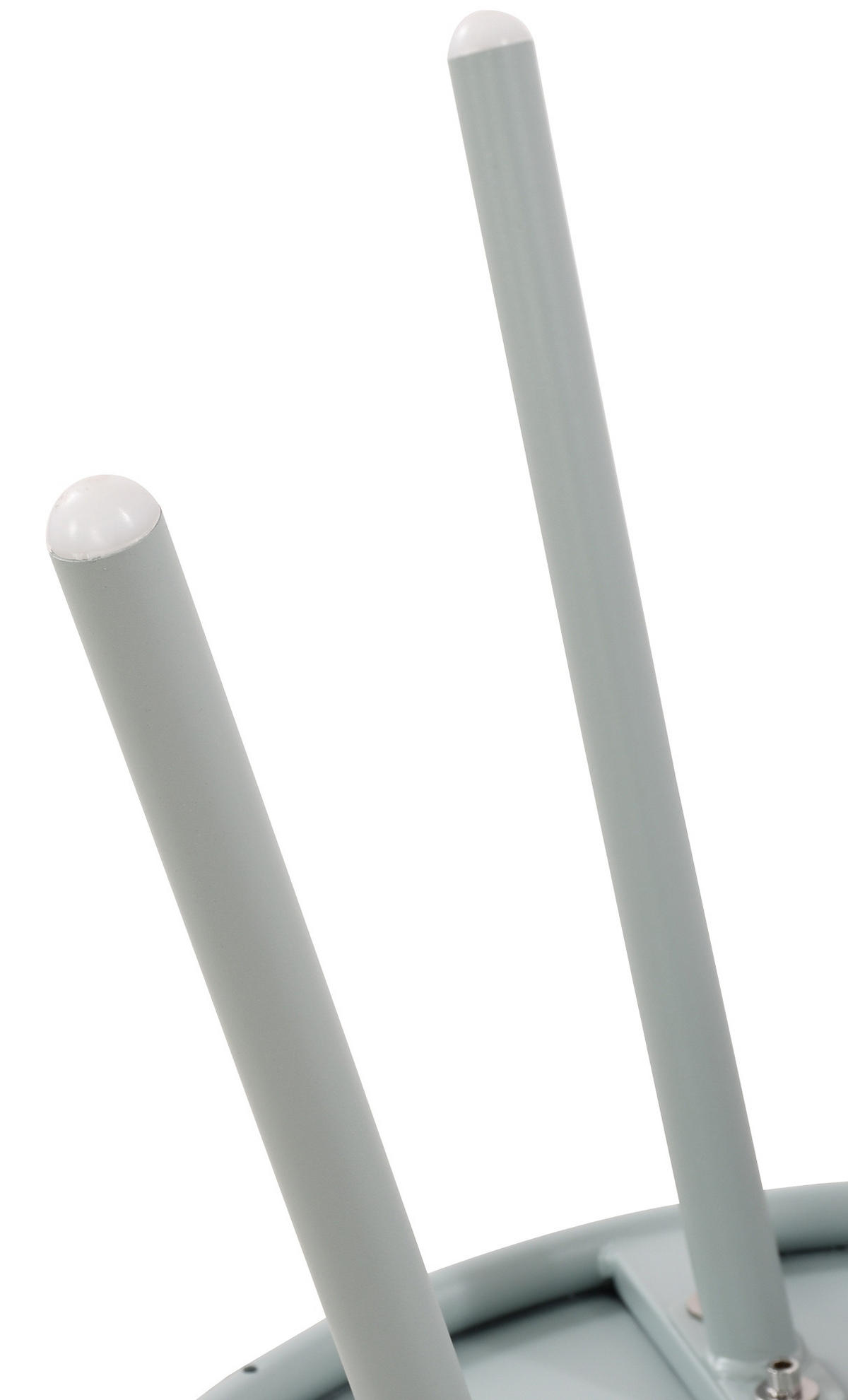 COUCHTISCH rund 50 cm Kunststoff türkis - Türkis, Kunststoff/Metall (50/50/40cm) - CLP