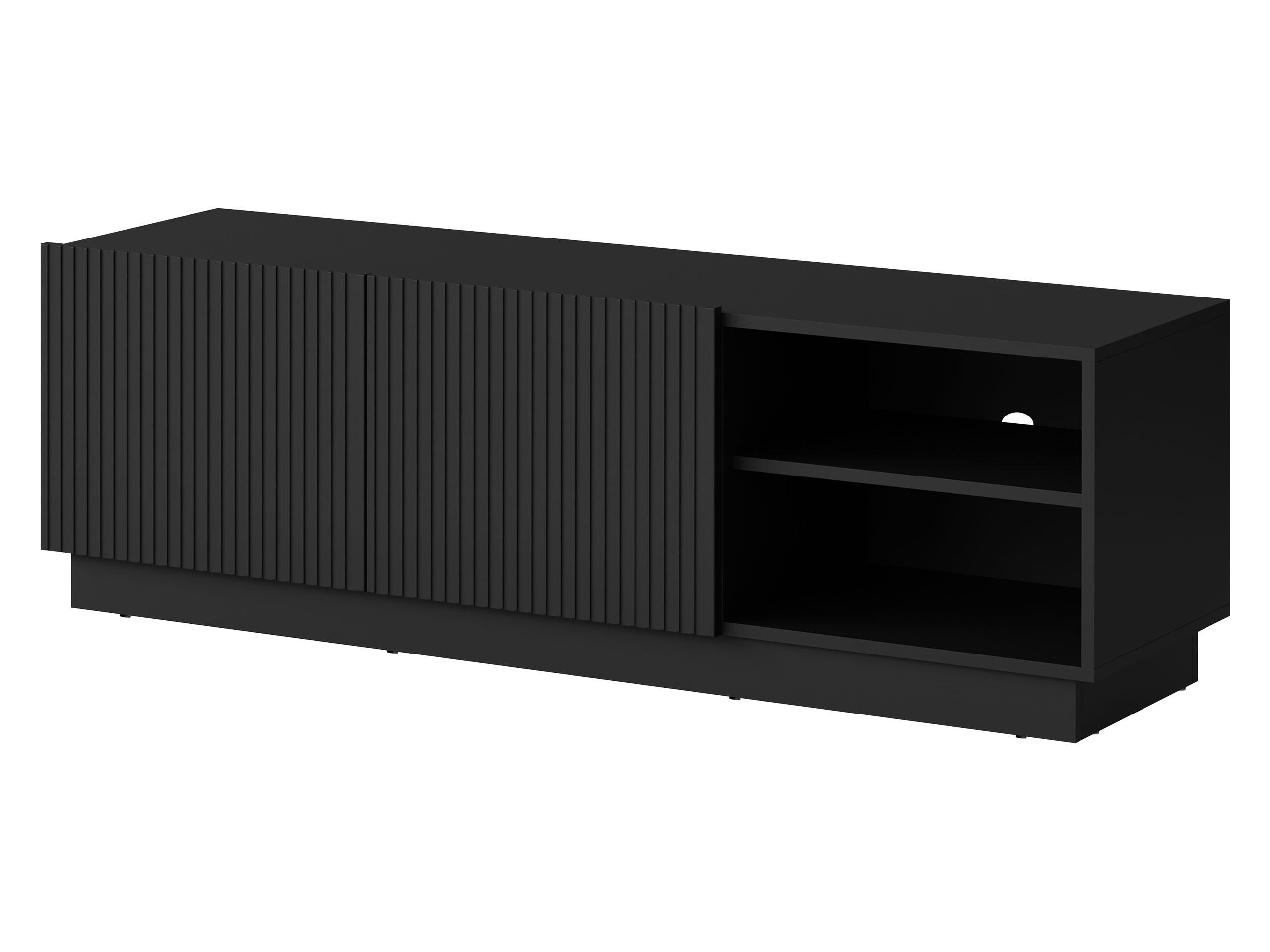 TV-ELEMENT Liverti 150 2D - Schwarz, Holzwerkstoff/Kunststoff (150/48/42cm) - MIRJAN24