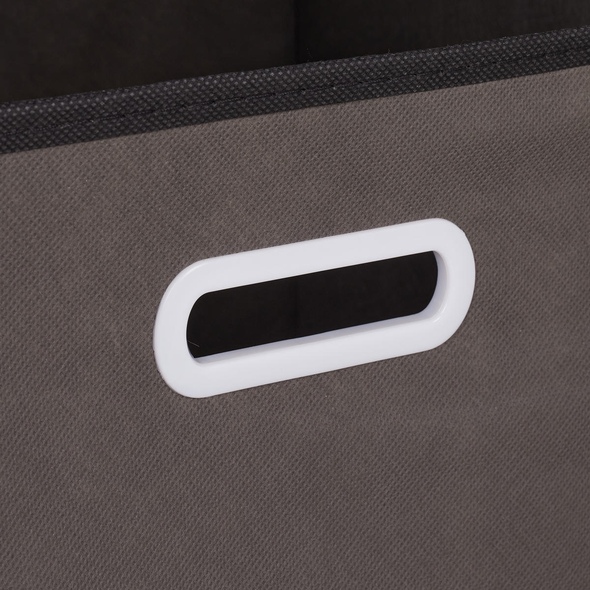 STUFENREGAL - Grau, Kunststoff/Textil (108/110/31cm) - Relaxdays