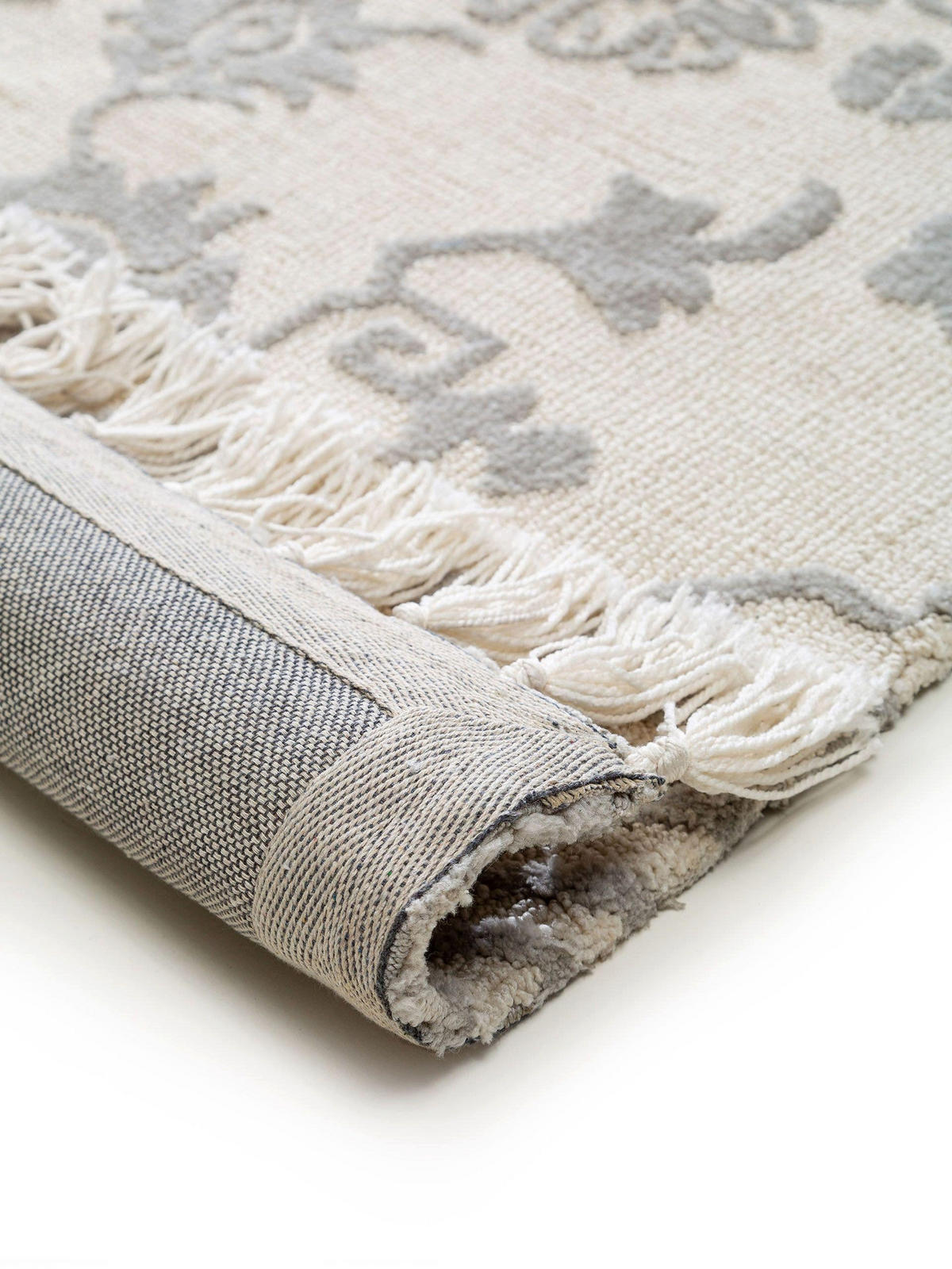 TEPPICH Elias Grau 120x170 cm - Grau, Textil (120/170cm) - benuta Nest