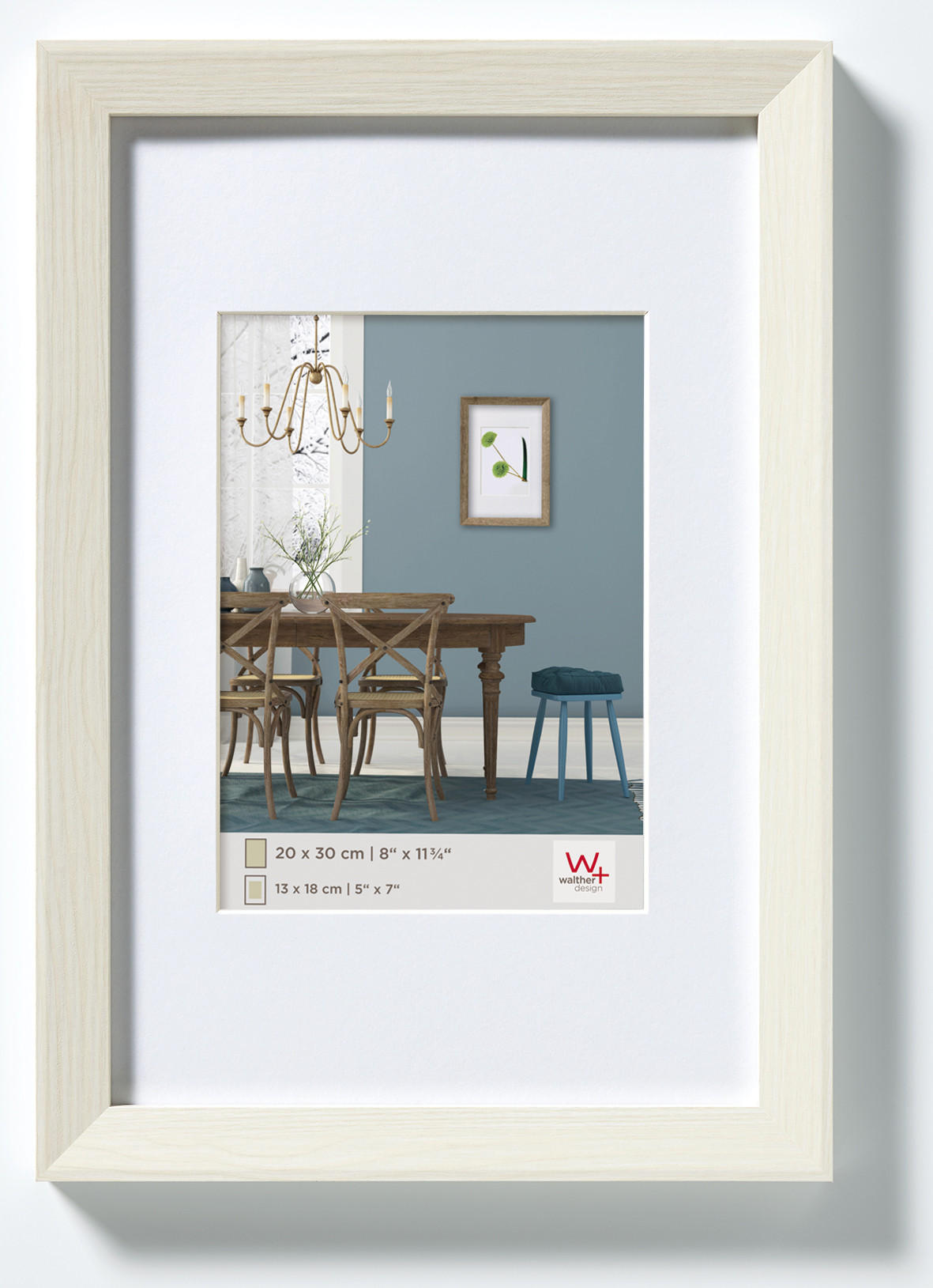 walther design Bilderrahmen Weiß 61.5x81.5 cm