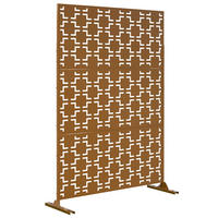 PŘÍČKA Basciano - hnědá, kov (120/180cm) - casa.pro