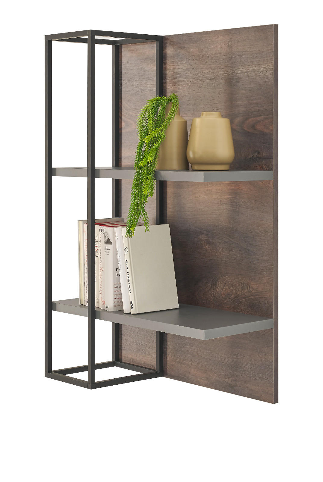 WANDPANEEL Thermo Eiche, grau, Wandboard 60 x 90 cm - Eichefarben/Grau, Holzwerkstoff (60/90/26cm) - Furn.Design