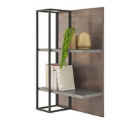 WANDPANEEL Thermo Eiche, grau, Wandboard 60 x 90 cm - Eichefarben/Grau, Holzwerkstoff (60/90/26cm) - Furn.Design