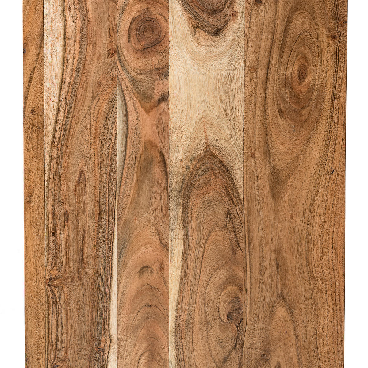 SCHUHKOMMODE - Akazie massiv - Akaziefarben, Holz (90/120/40cm) - home24