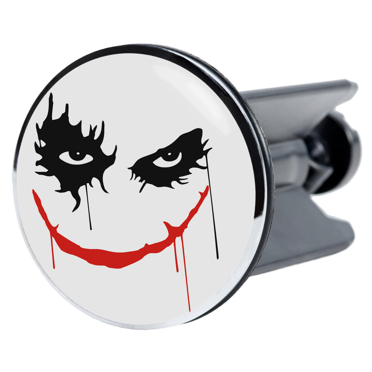 WASCHBECKENSTÖPSEL Joker - Weiß, Kunststoff/Metall (4/7/7cm) - Sanilo