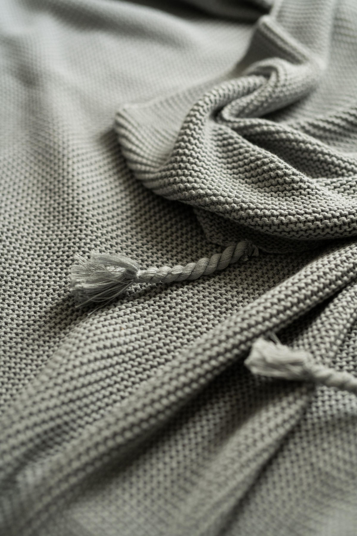 DEKA Světle šedá Nazilli 150/125 cm - světle šedá, textil/přírodní materiály (125/150cm) - Beliani