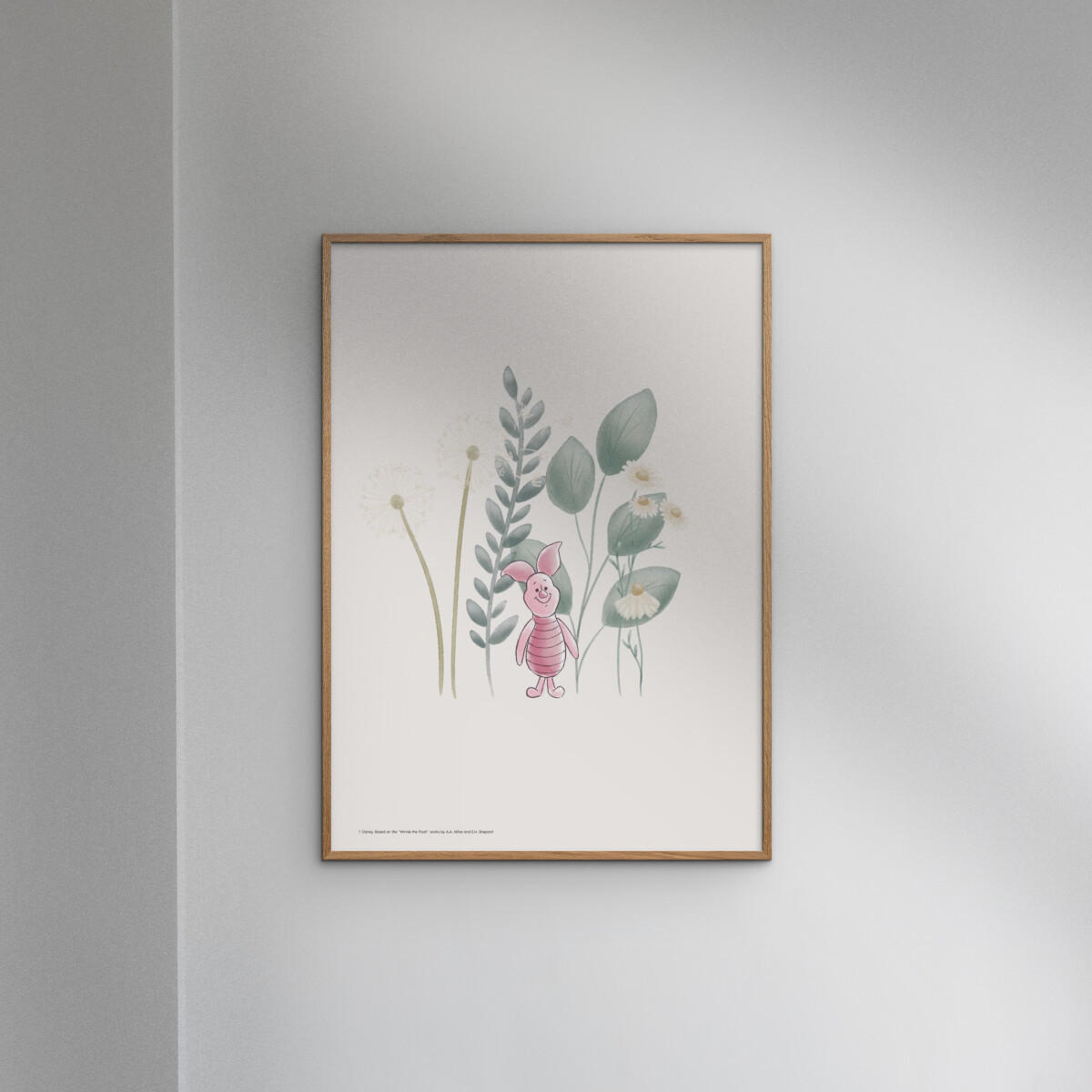 POSTER Disney's Piglet Among Dandelions - Multicolor, Papier (30/40/0.1cm) - Poster&Frame