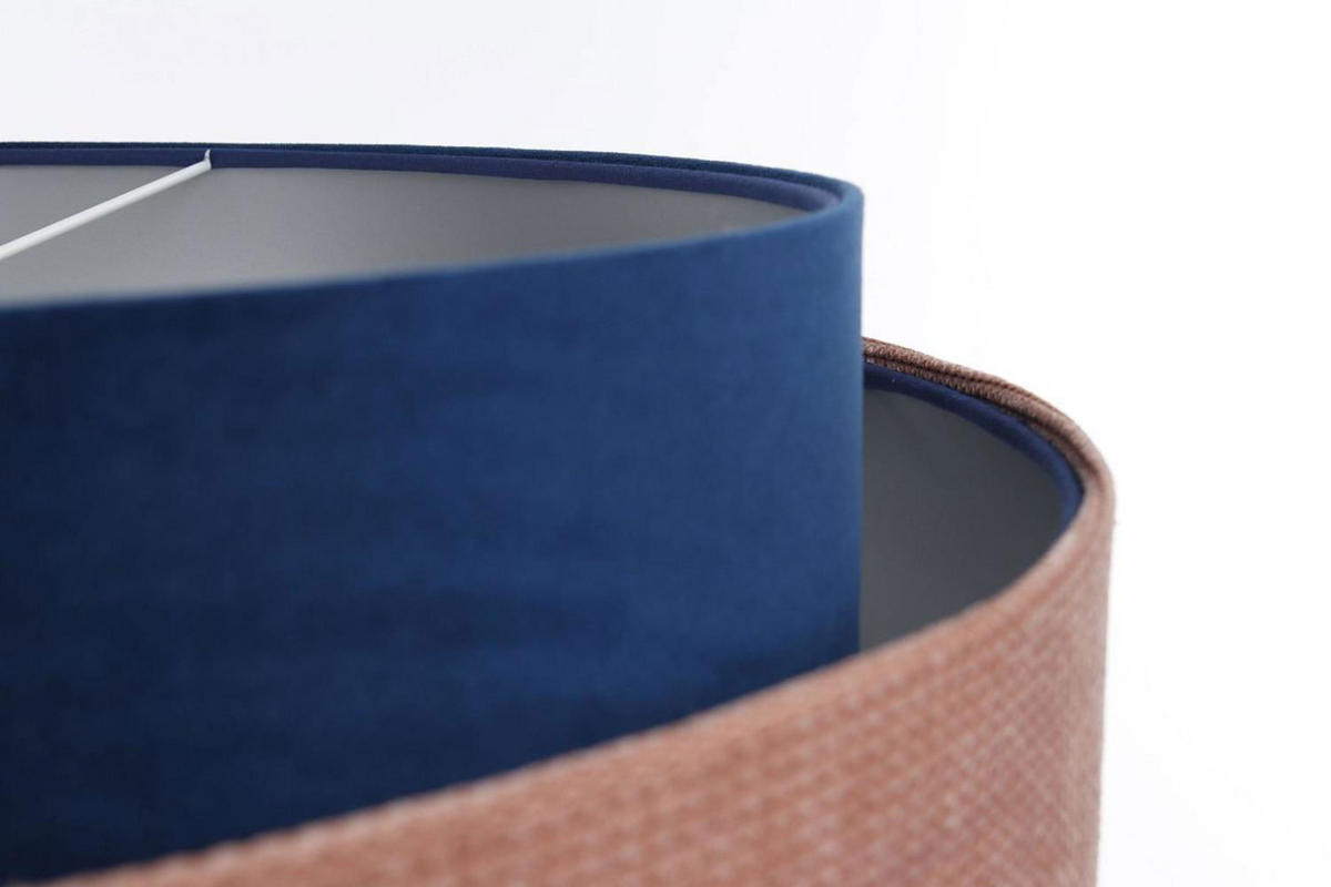 HÄNGELEUCHTE Blau 60/25 cm - Blau, Kunststoff (60/1.9/25cm) - ONZENO