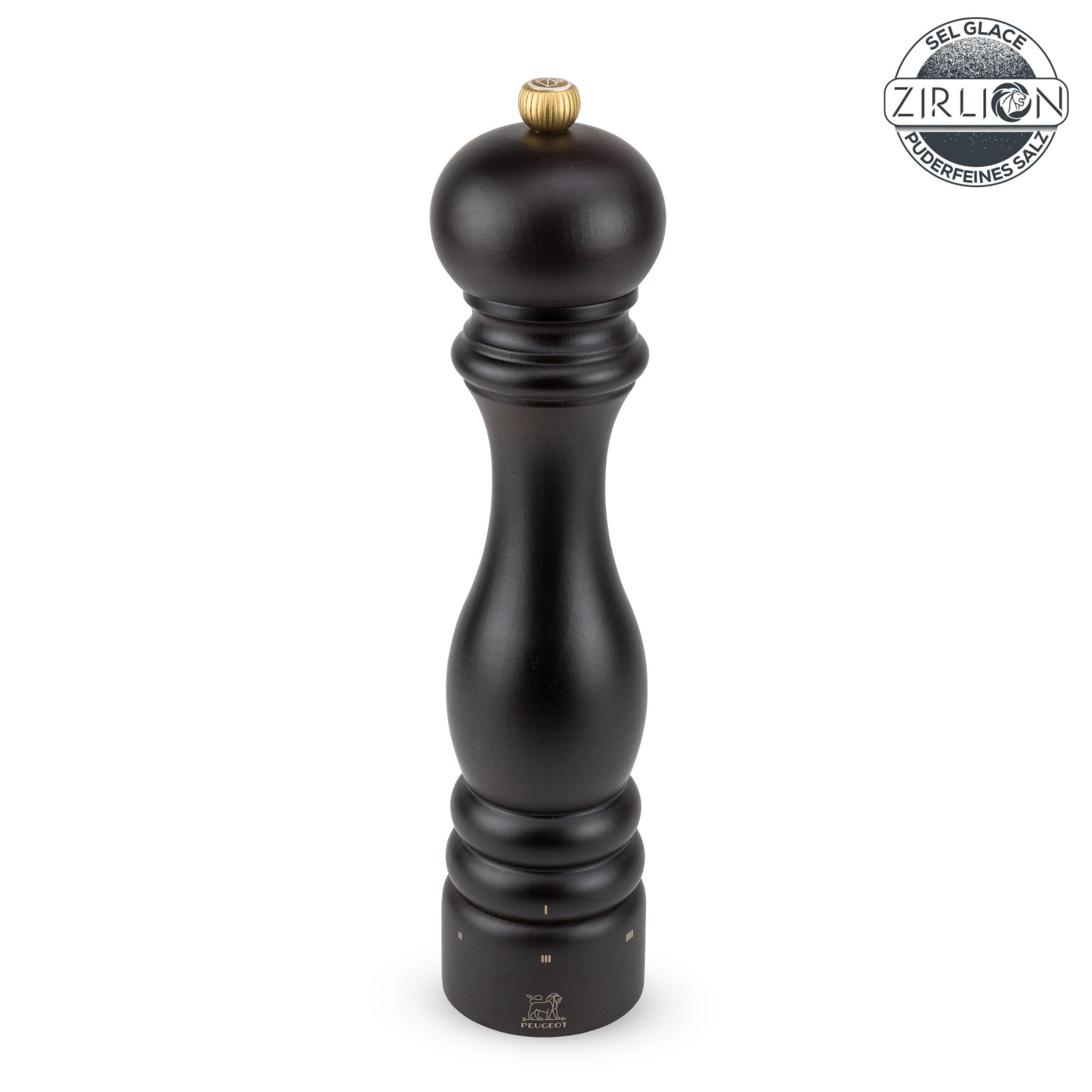 SALZMÜHLE Paris uSelect 27cm Buchenholz Schokolade Zirkonia-Mahlwerk - Braun, Holz (6.2/27/6.2cm) - PEUGEOT