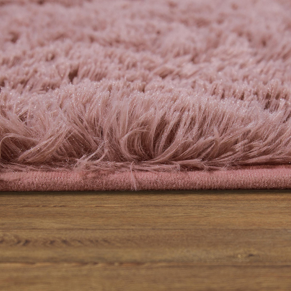 HOCHFLORTEPPICH 80/80 cm Silky 591 - Beere, Textil (80/80cm) - Paco Home