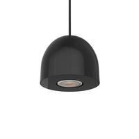 HÄNGELEUCHTE Campanella - Schwarz Hochglanz, Metall (10/8/120cm) - Lumicom