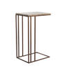 BEISTELLTISCH Roshan Braun 41/31/66 cm - Braun/Grau, Metall (41/31/66cm) - Light & Living
