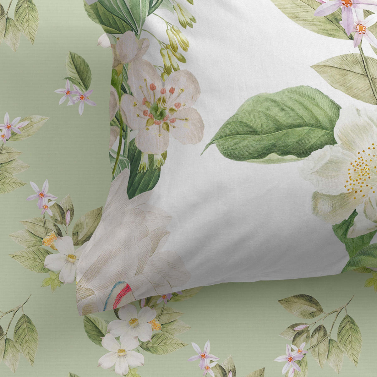 SPANNBETTTUCH azahara 140x200x32 cm mehrfarbig - Multicolor, Textil (140/200cm) - Happy Friday