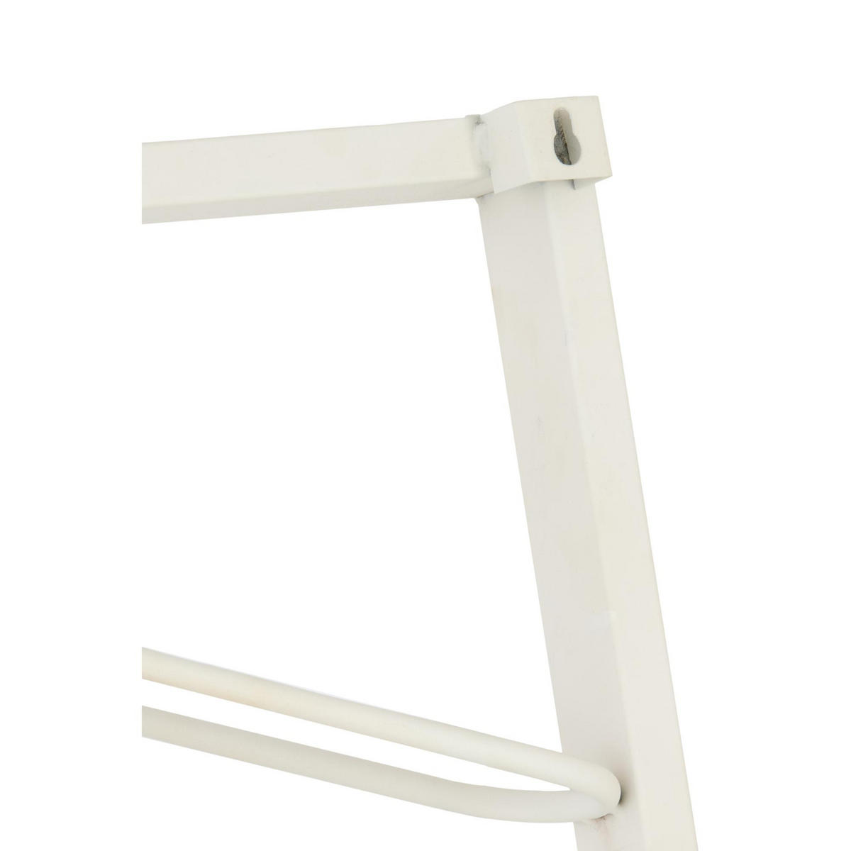 WEINREGAL Amore Weiß 40/7/120 cm - Weiß, Metall (7/120/40cm) - Light & Living