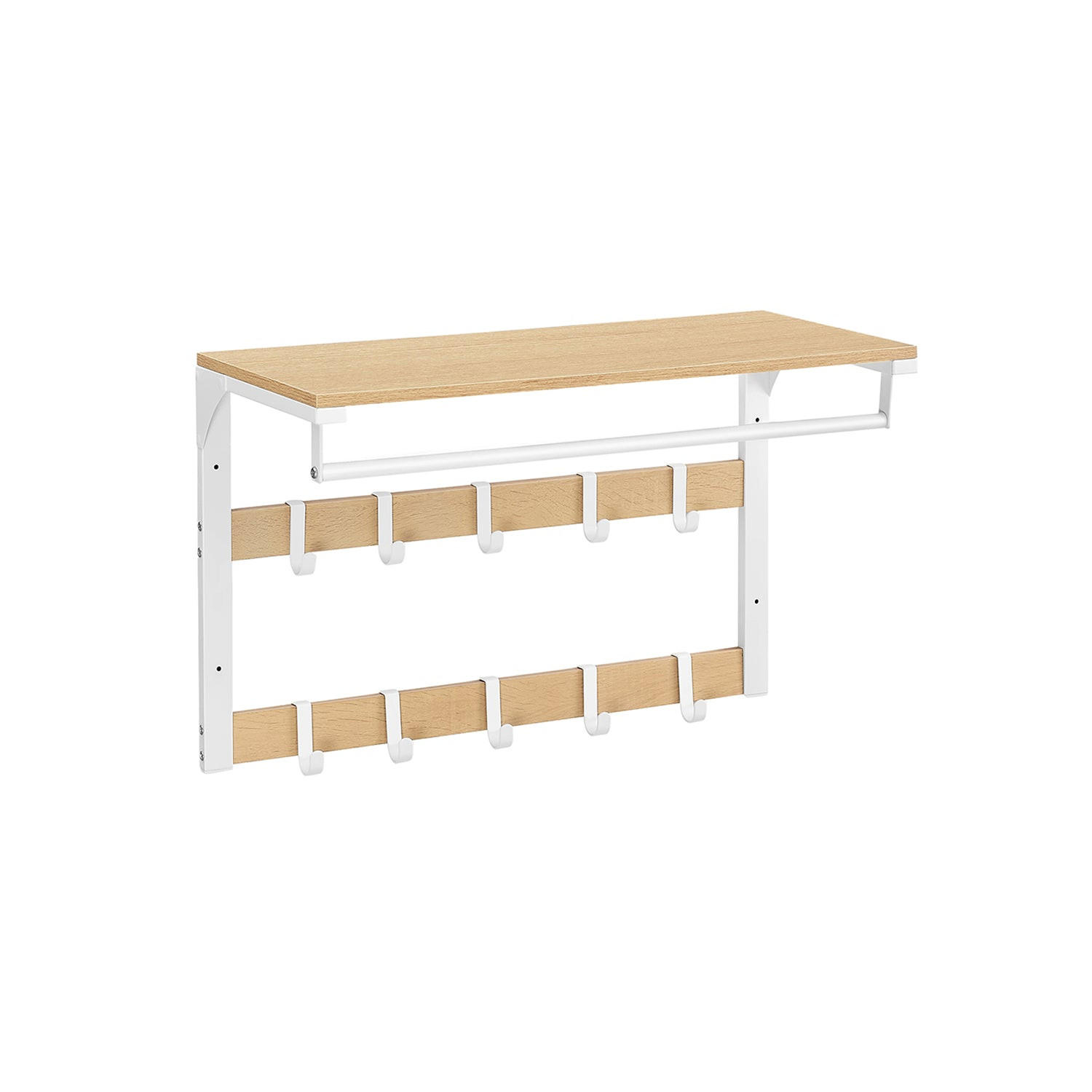 WANDGARDEROBE VICTORIA - Weiß, Holzwerkstoff (65/42/30cm) - Hansiro
