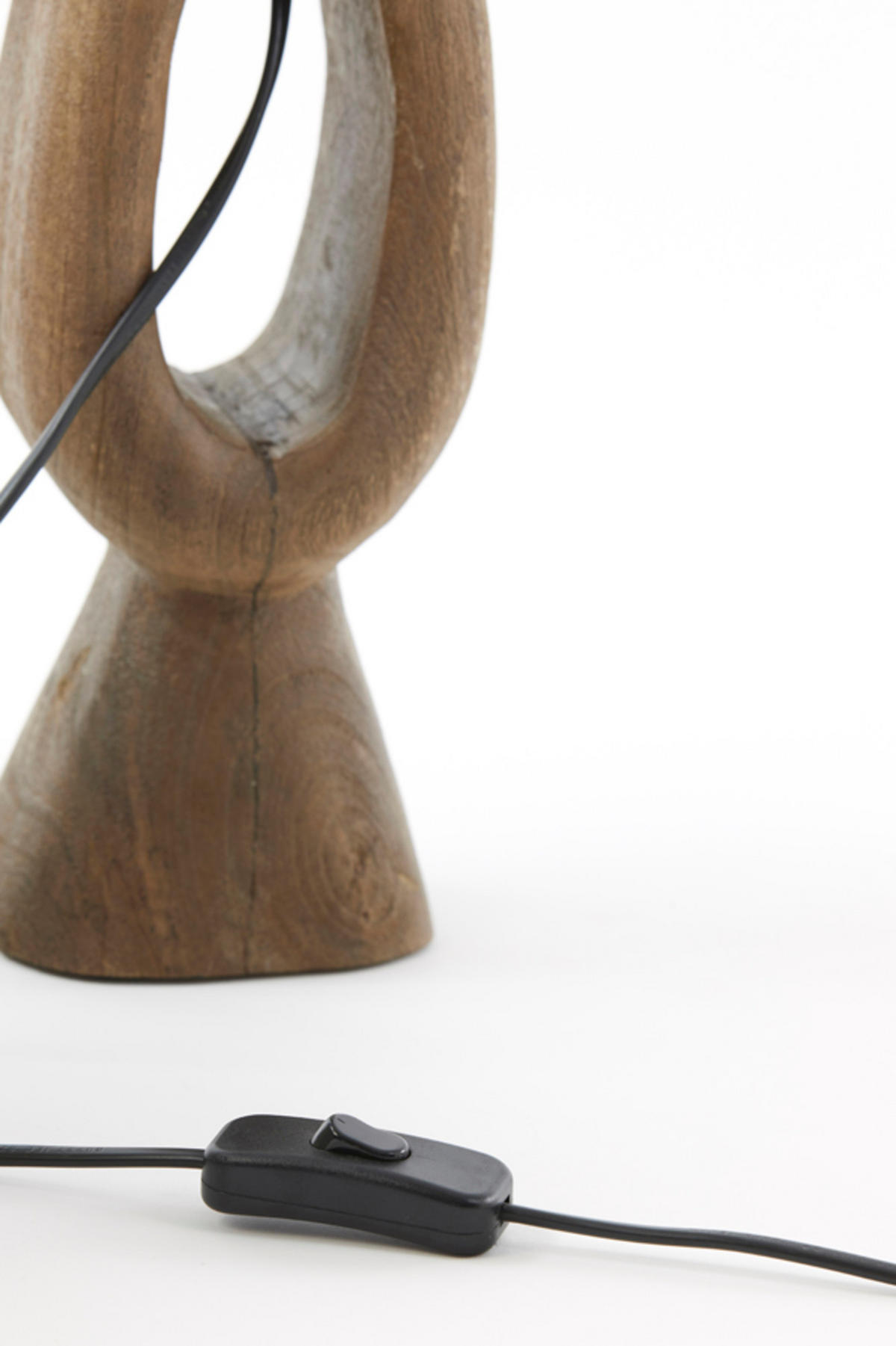 LAMPENFUSS Django Braun 11/9/45 cm - Braun, Holz (11/9/45cm) - Light & Living
