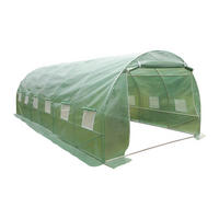 FOLIENGEWÄCHSHAUS - 600cm x 300cm - Polyethylen - grün - IPOMEA - Grün, Kunststoff (600/200/300cm) - Vente-Unique