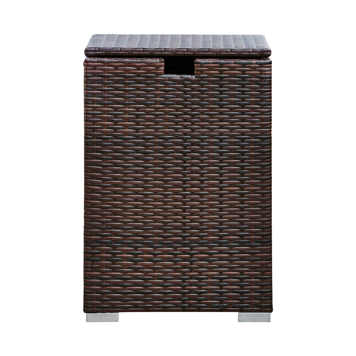 GARTENTISCH Braun - Braun, Metall (59.7/40.6/59.7cm) - Teamson Home