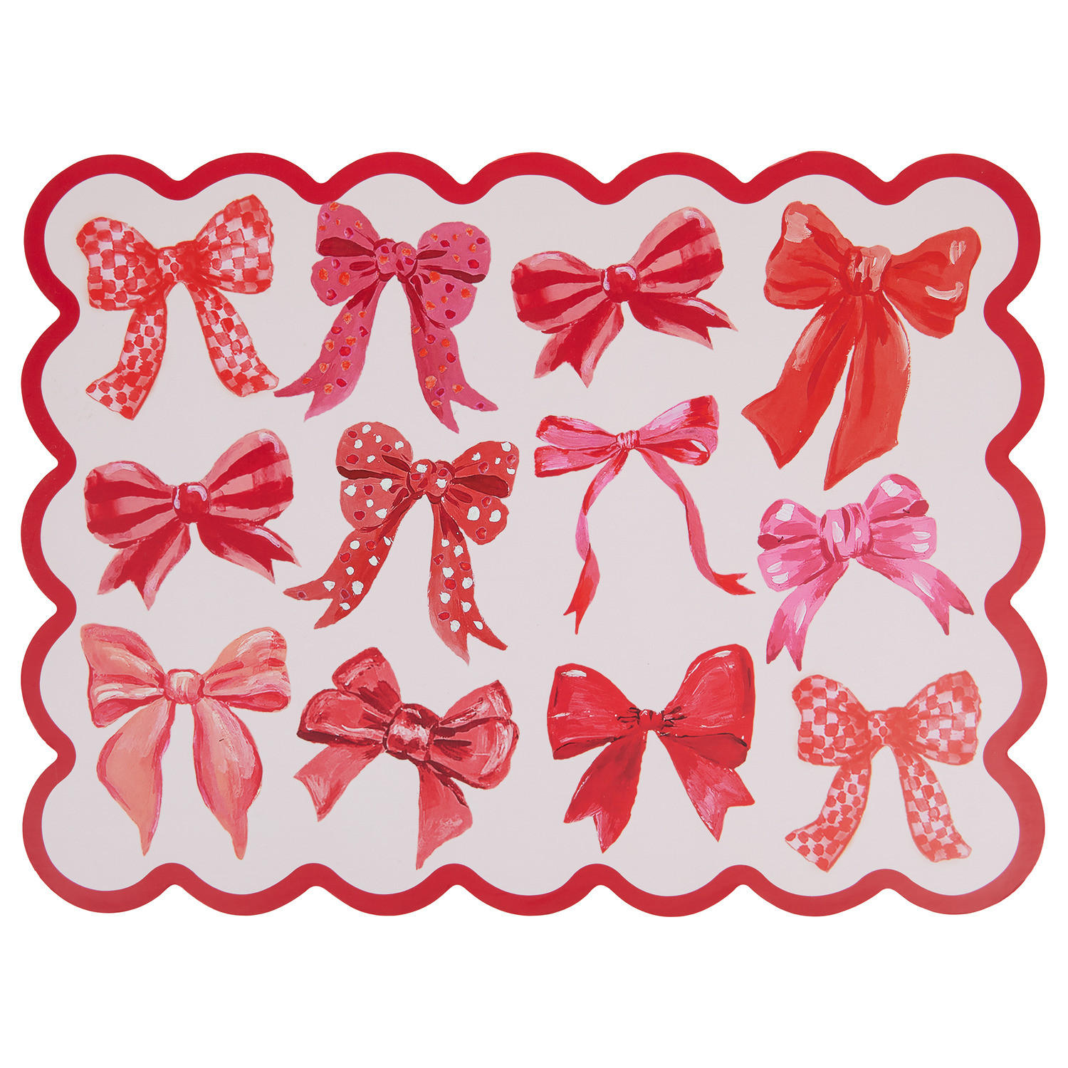 TISCHSET (6er Set) Bow - Rosa, Holzwerkstoff (43/32cm) - BUTLERS