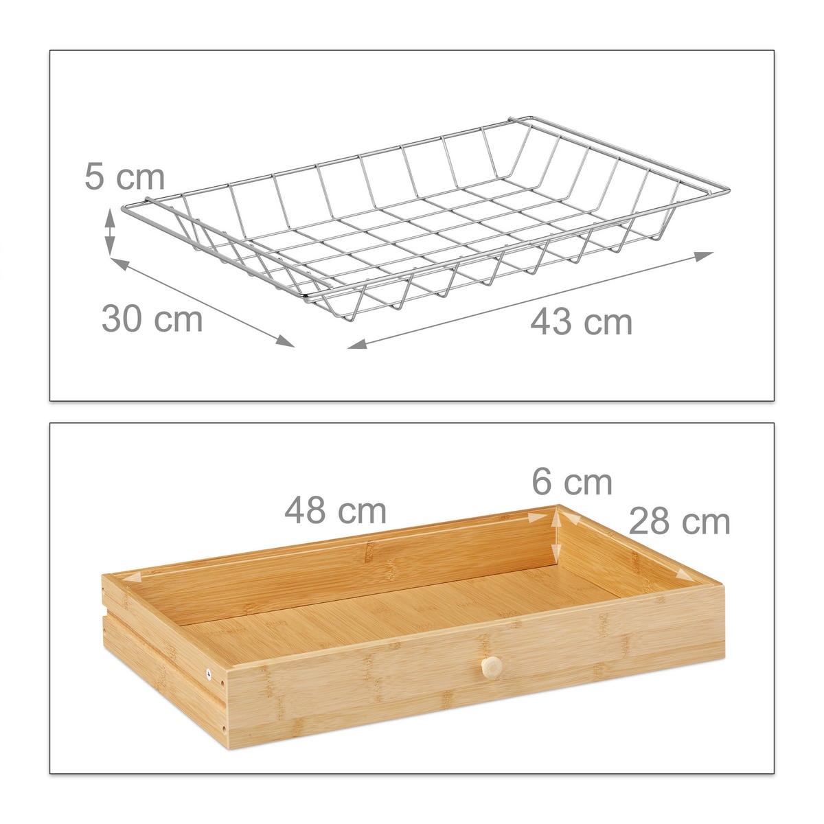 KÜCHENWAGEN - Braun, Holz/Holzwerkstoff (59.5/82/35cm) - Relaxdays
