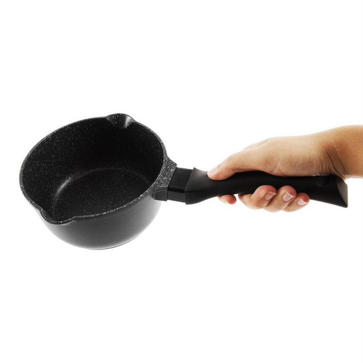 STIELTOPF Grande schwarz - Schwarz, Metall (16cm) - Orion 