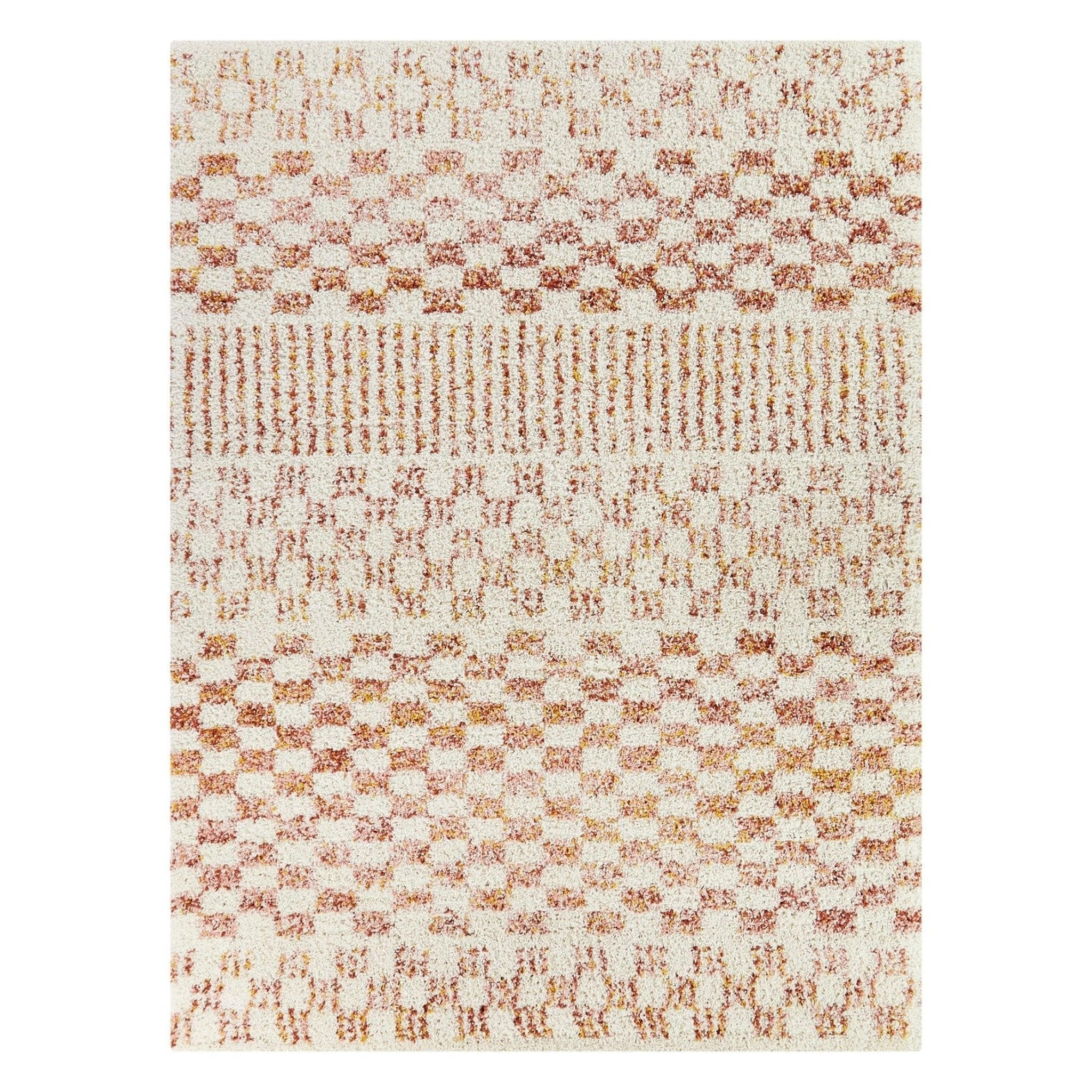 TEPPICH Hochflor, weich terracotta - Terracotta, Textil (120/170cm) - AFK Living