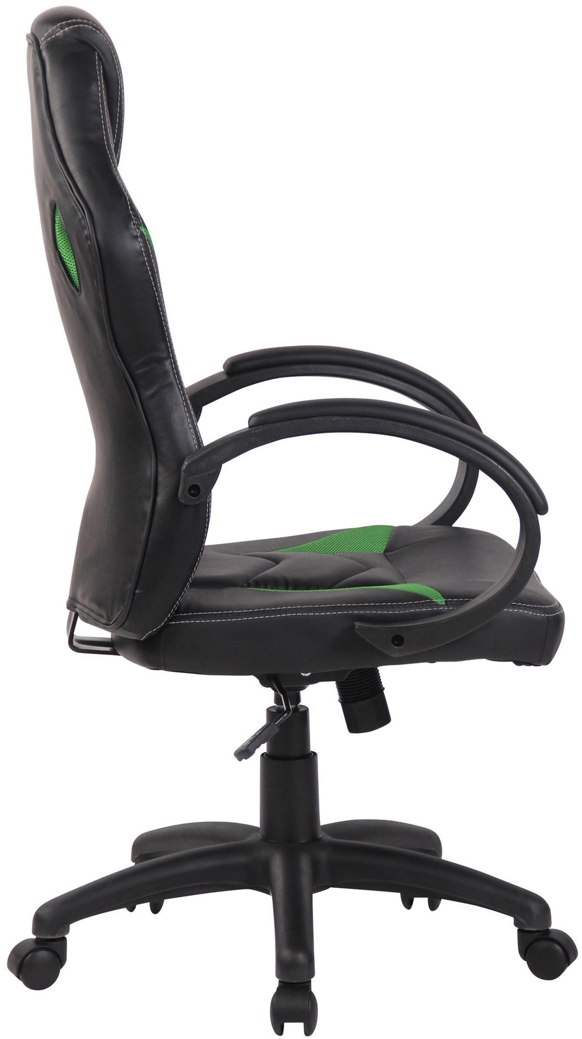 GAMINGSTUHL Magna, Grün - Grün, Kunststoff/Textil (62/120/66cm) - TPFLiving