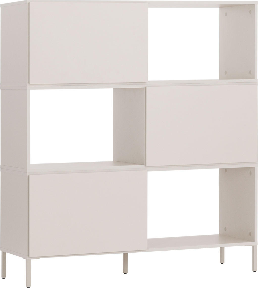 HIGHBOARD INTO - Beige, Holzwerkstoff (43.5/135/121cm) - Vox Möbel
