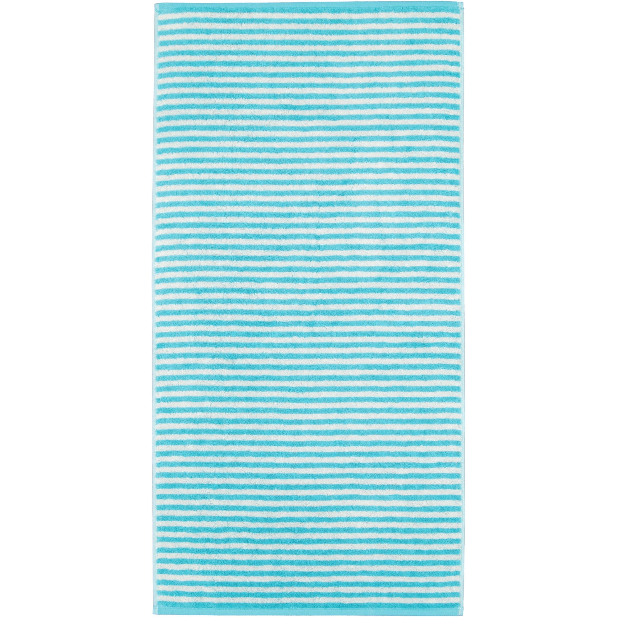 HANDTUCH CAMPUS RINGEL 955 TÜRKIS - 41 - Blau, Textil (50/100cm) - Cawoe
