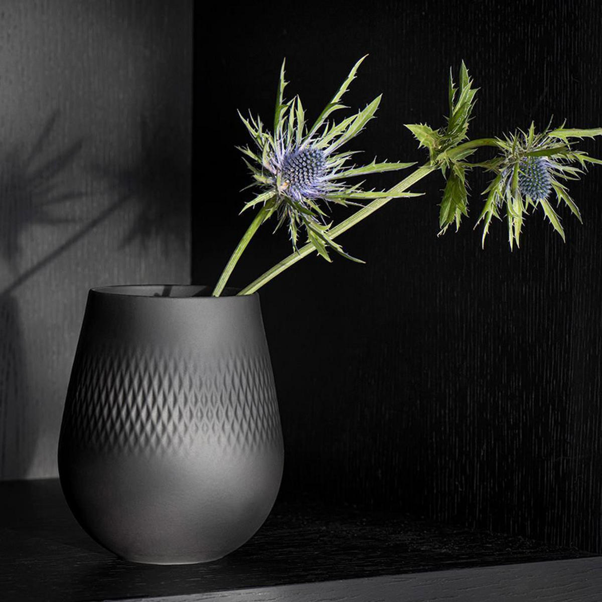 VASEN-SET Manufacture Collier schwarz 3er Set - Schwarz, Keramik (1cm) - Villeroy & Boch