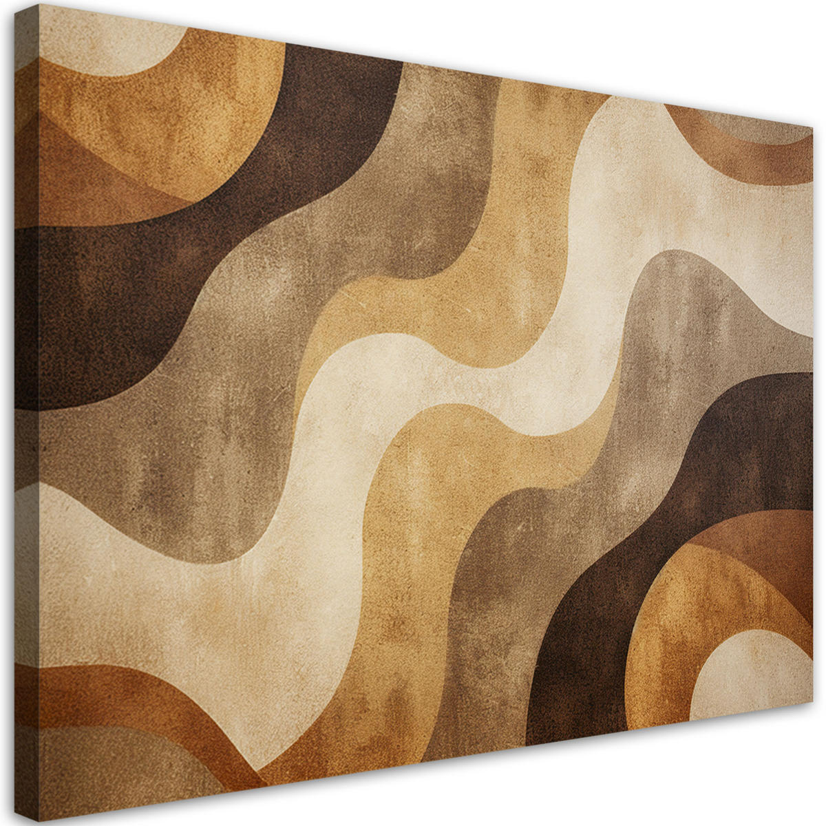 LEINWANDBILD Boho-Stil Abstraktion - Lila, Textil (60/40cm) - Feeby