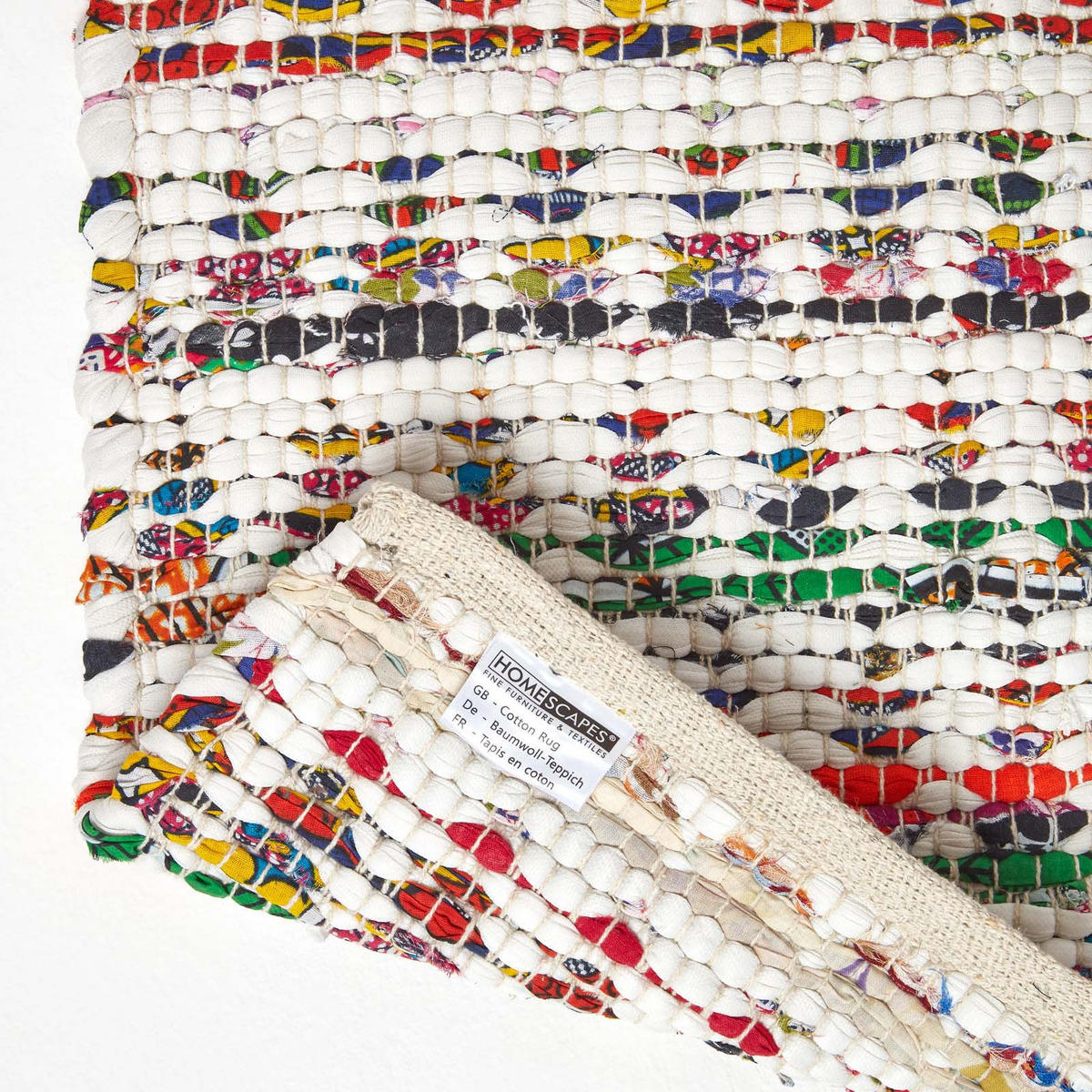 TEPPICHLÄUFER geometrisch gemustert 66/200 cm - Multicolor, Textil (66/200cm) - Homescapes