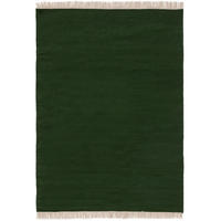 WOLLTEPPICH Liv Dunkelgrün 170x240 cm - Grün, Textil (170/1cm) - KUNSTLOFT
