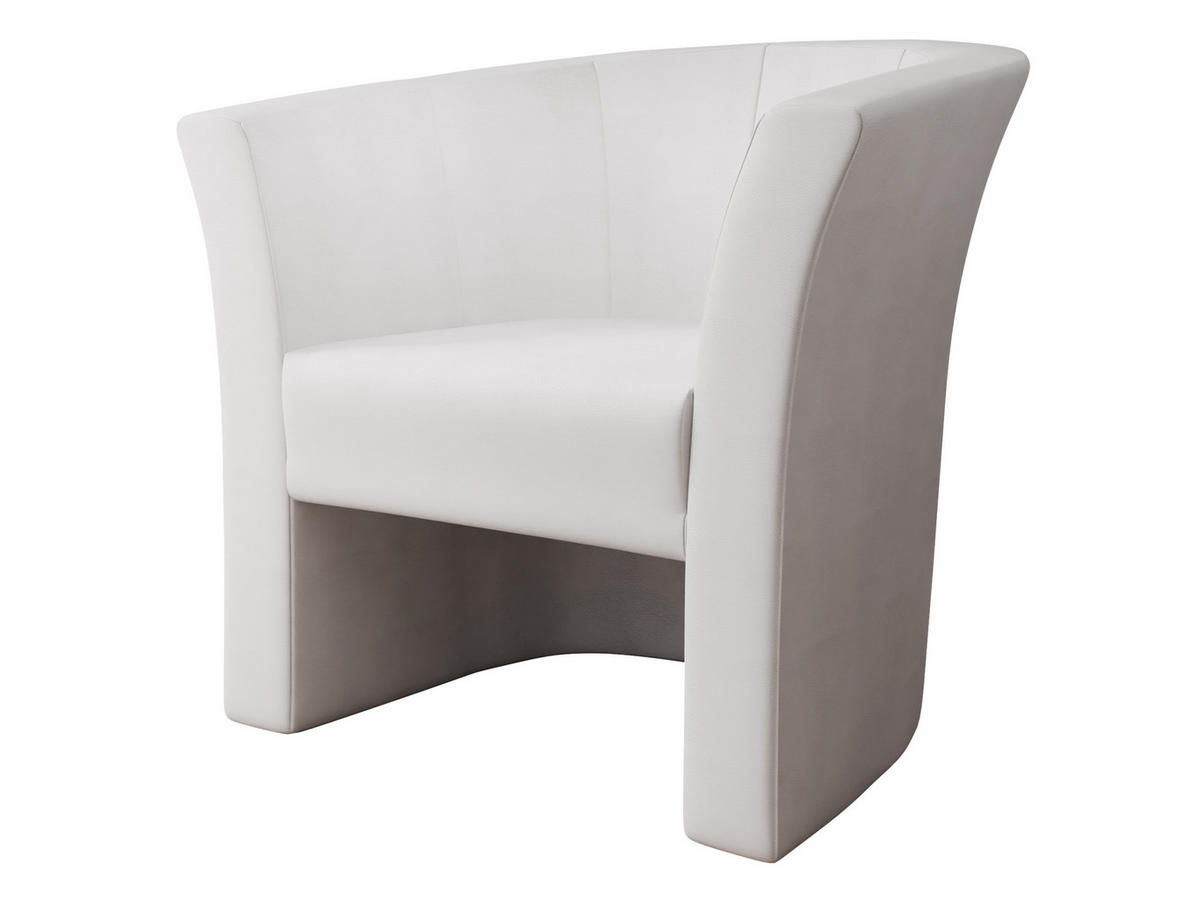 SESSEL Niko - Schwarz/Weiß, Holzwerkstoff/Kunststoff (71/76/65cm) - MIRJAN24