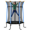 KINDERTRAMPOLIN - Blau, Kunststoff/Metall (163.5/163.5cm) - HOMCOM