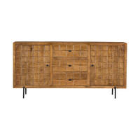 SIDEBOARD Brandy Braun 40/160/90 cm - Braun, Holz (160/90/40cm) - Starfurn