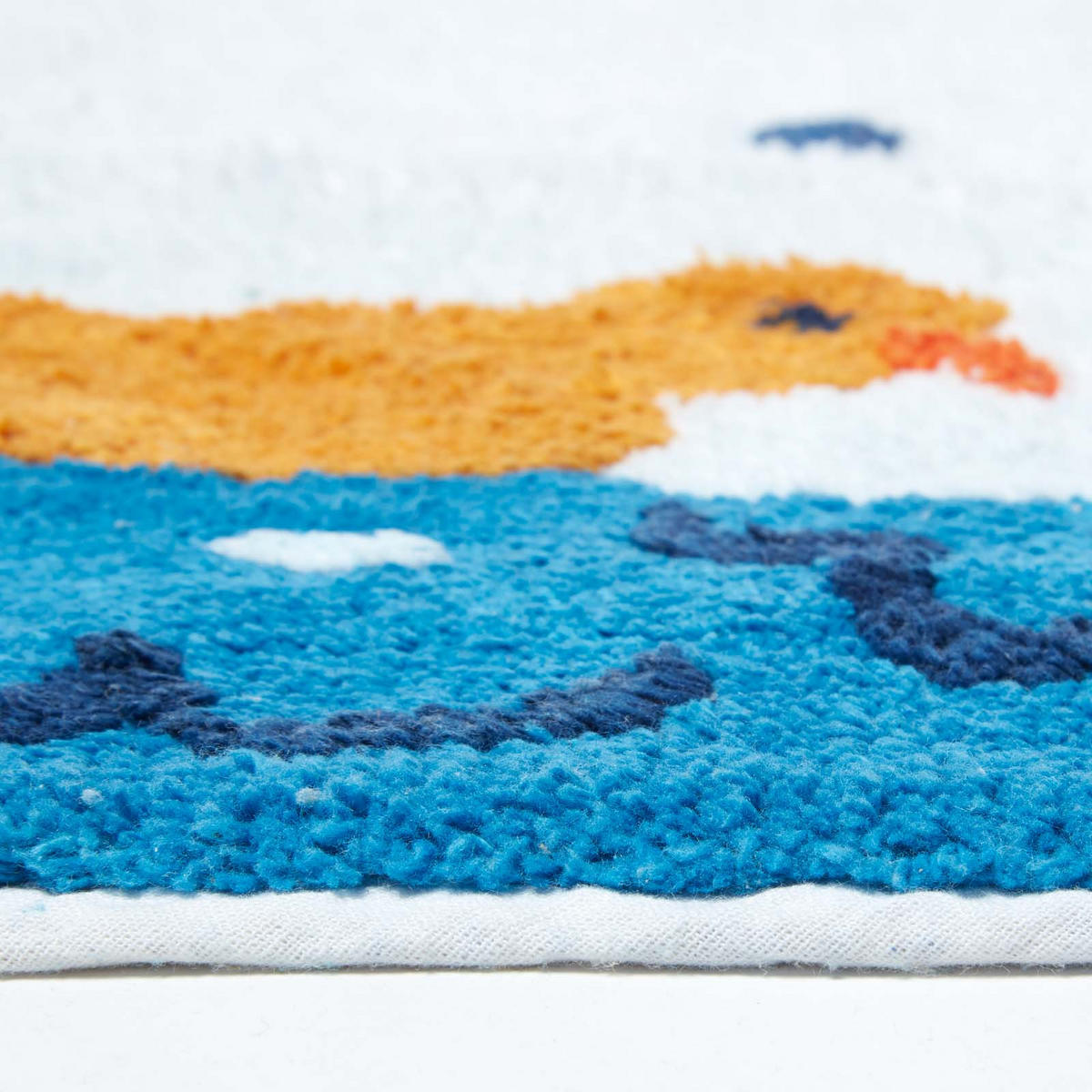 BADGARNITUR Ententeich 2-teilig, Baumwolle - Blau/Multicolor, Textil (45/75cm) - Homescapes