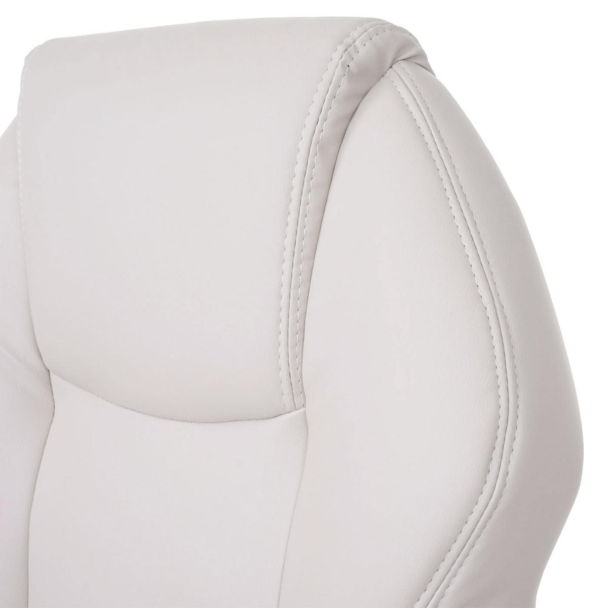 DREHSTUHL mit Massagefunktion HxBxT 123x66x68cm Sitzhöhe 48cm Heizfunktion Massagefunktion Kunstleder Creme - Creme, Kunststoff (66/123/68cm) - PROREGAL