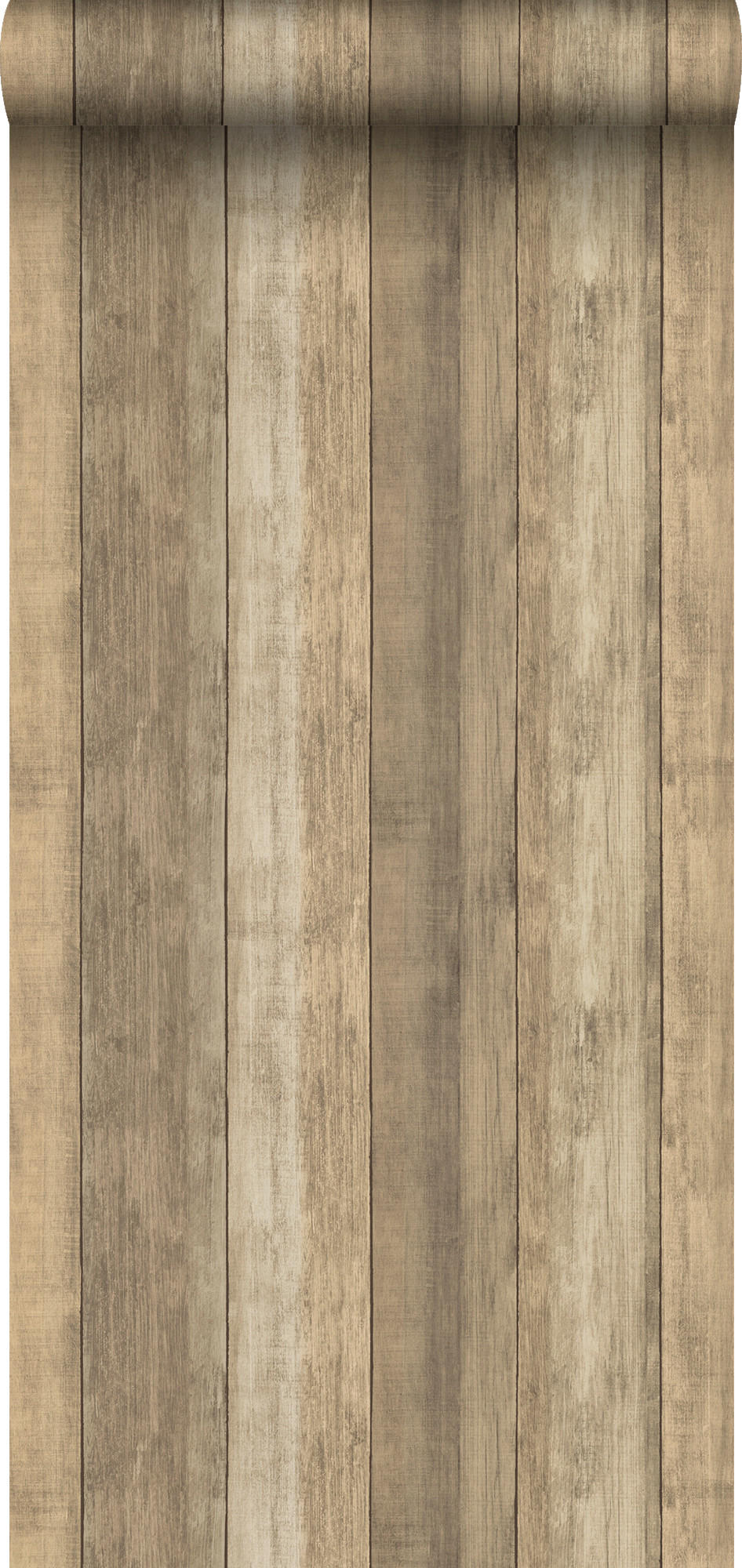 TAPETE Holzoptik 53 cm x 10 m - Braun, Papier (53/1000cm) - Sanders & Sanders