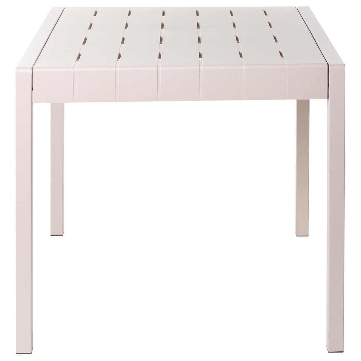 GARTENTISCH 81/84 cm Beige Bartica - Beige, Kunststoff (81/84/77cm) - Beliani