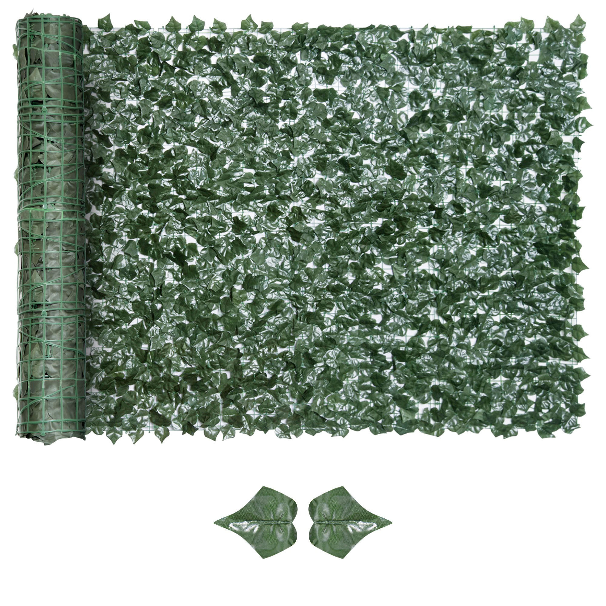 KUNSTHECKE DE-13896 3x1,5 m mit UV-Schutz Grün - Dunkelgrün, Kunststoff (150/300cm) - ComfortXL